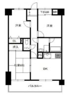 ダイナコート吉塚 - 所在階 の間取り図