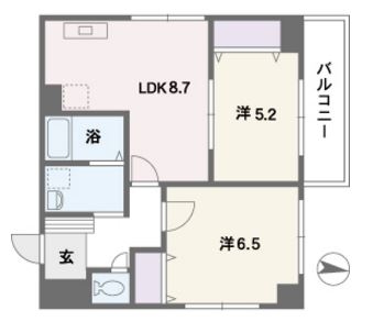 コンセプト小笹201号室-間取り