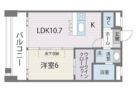 ラドゥーナ - 所在階 の間取り図