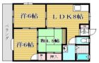 パインズ博多 - 所在階 の間取り図