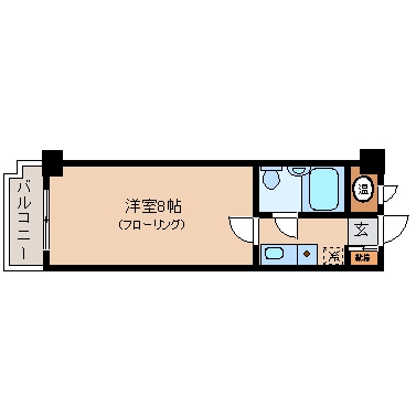 サンハイム２１博多301号室-間取り