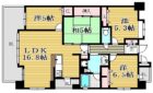 ファーネスト姪浜駅南ヴァリス - 所在階***階の間取り図 10775