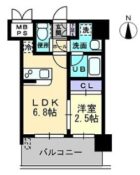 ラ・エスパシオ箱崎 - 所在階 の間取り図