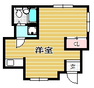 ライオンズマンション大名801号室-間取り