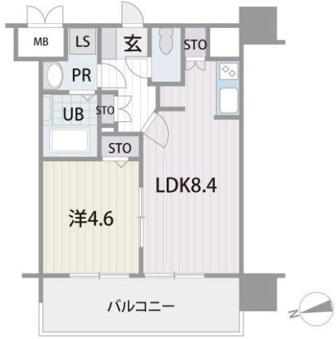 アルティザ博多プレミア1016号室-間取り