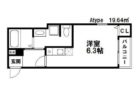 ライフ美野島 - 所在階 の間取り図