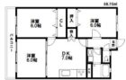 ひがしビル - 所在階 の間取り図