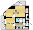 朝日プラザ博多Vターミナルスクエア - 所在階***階の間取り図 9616