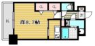 ラファセベルシード博多 - 所在階 の間取り図