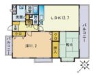 エルシャトー南福岡 - 所在階 の間取り図