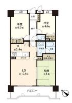 ダイアパレス博多第2 - 所在階 の間取り図