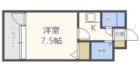 エステートモア天神デュオ - 所在階 の間取り図