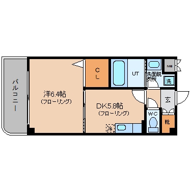 プレミールコート303号室-間取り