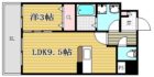 Assolate博多駅南 - 所在階***階の間取り図 9207