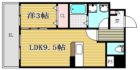 Assolate博多駅南 - 所在階 の間取り図