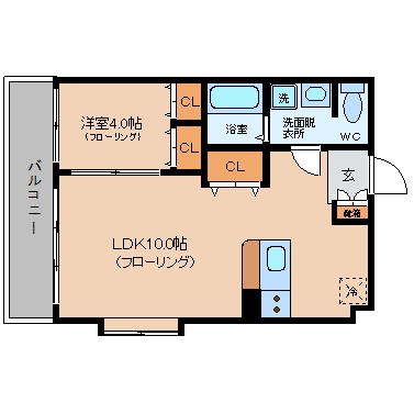 サヴォイエクセルシオール1302号室-間取り