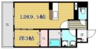 Assolate博多駅南 - 所在階 の間取り図