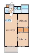 リテラ美和台 - 所在階 の間取り図