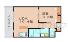 アトラスアルファーノ箱崎 - 所在階 の間取り図