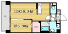 ケルス姪浜ステーション - 所在階***階の間取り図 9250