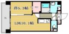 ケルス姪浜ステーション - 所在階 の間取り図