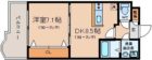 リファレンス東公園 - 所在階 の間取り図