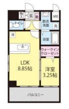 マルコビル平尾 - 所在階 の間取り図