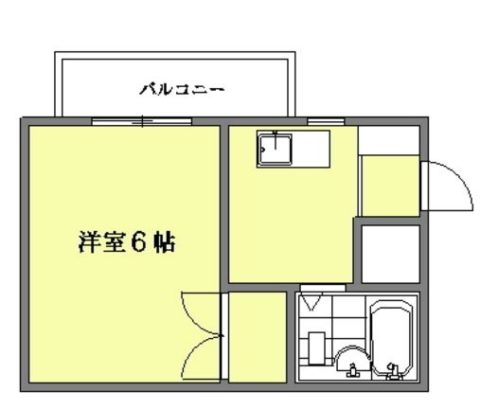 コーポ駅前1丁目202号室-間取り