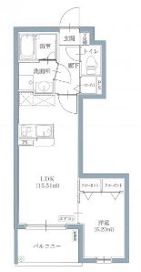 ロワイヤルマンション福岡空港ステーション202号室-間取り