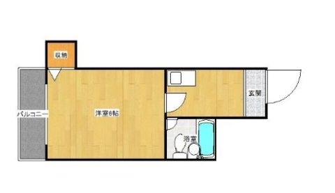 マイプレイス南福岡駅前102号室-間取り