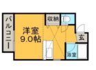 コーポ浦田 - 所在階 の間取り図