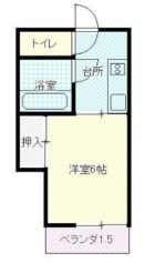 MKハイツ相生 - 所在階***階の間取り図 9310