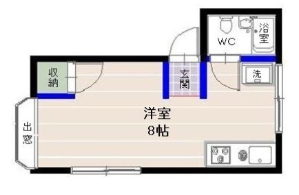 サンコープ美野島101号室-間取り