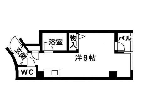 ゼットハウス303号室-間取り