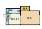 上牟田サンコーポC - 所在階***階の間取り図 9319