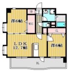 アソラーテ諸岡 - 所在階 の間取り図