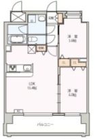 ラフレシーサ博多駅南Ⅳ - 所在階 の間取り図