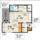 サンヒルズ大橋駅前 - 所在階***階の間取り図 9423