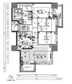 グランドメゾン薬院レジデンス - 所在階***階の間取り図 9431