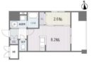 アルティザ博多駅前 - 所在階***階の間取り図 9439