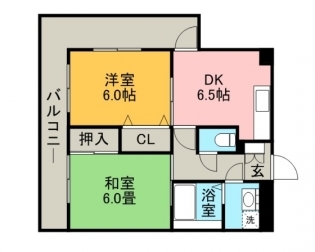 プレジュール99401号室-間取り