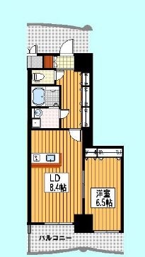 ロイヤルコンフォート渡辺通1901号室-間取り