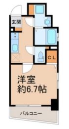 リラス県庁前 - 所在階 の間取り図