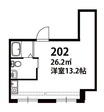 博多ステーションタワー202号室-間取り