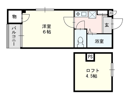 ルミエール博多駅前205号室-間取り