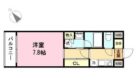 ラハイナ博多 - 所在階 の間取り図