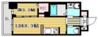 ネストピア博多シティ - 所在階 の間取り図