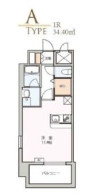 ラフレシーサ博多駅南Ⅳ - 所在階***階の間取り図 9945