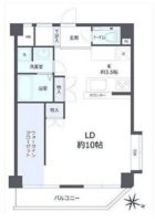 ライオンズマンション薬院 - 所在階***階の間取り図 9602