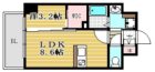 KFT高砂 - 所在階***階の間取り図 10802